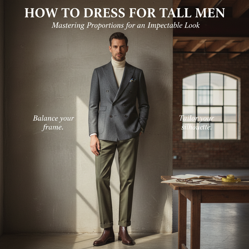 How to Dress for Tall Men: Mastering Proportions for an Impeccable Look