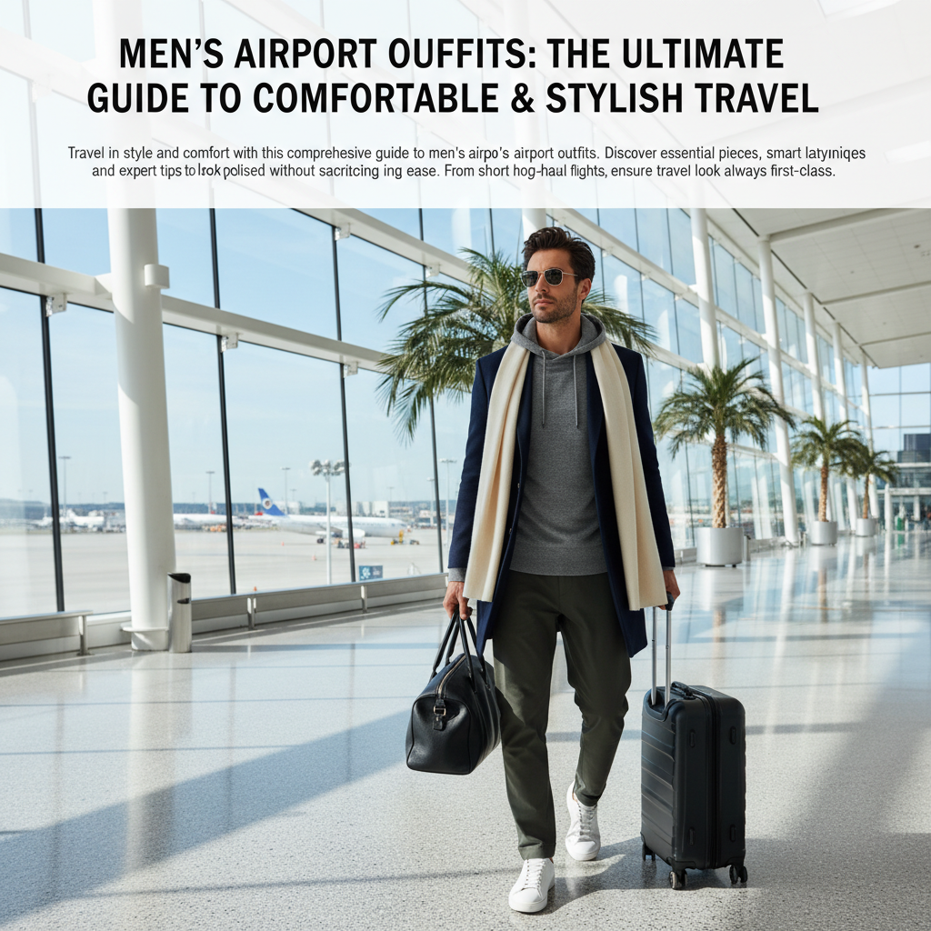 Men's Airport Outfits: The Ultimate Guide to Comfortable & Stylish Travel