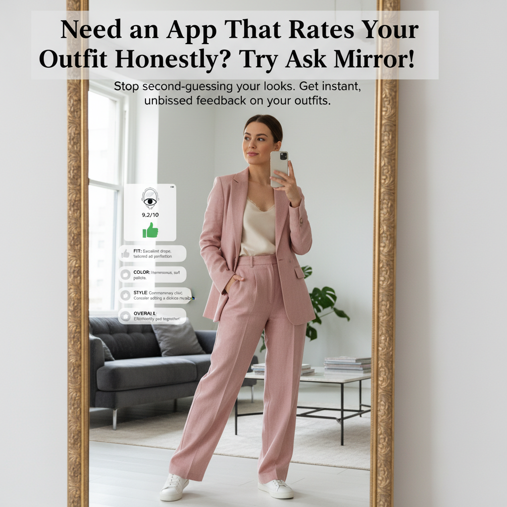 Need an App That Rates Your Outfit Honestly? Try Ask Mirror!