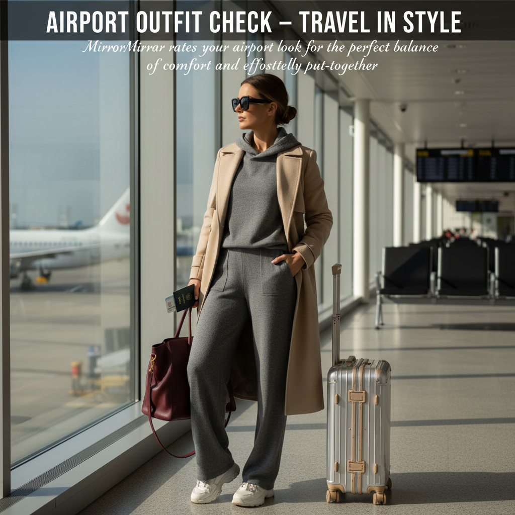 Airport Outfit Check — Travel in Style