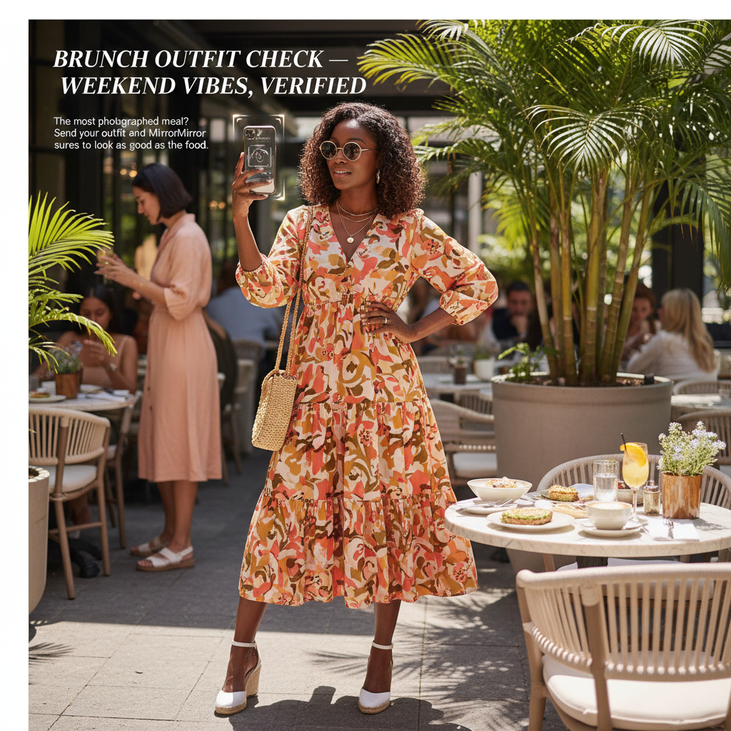Brunch Outfit Check — Weekend Vibes, Verified