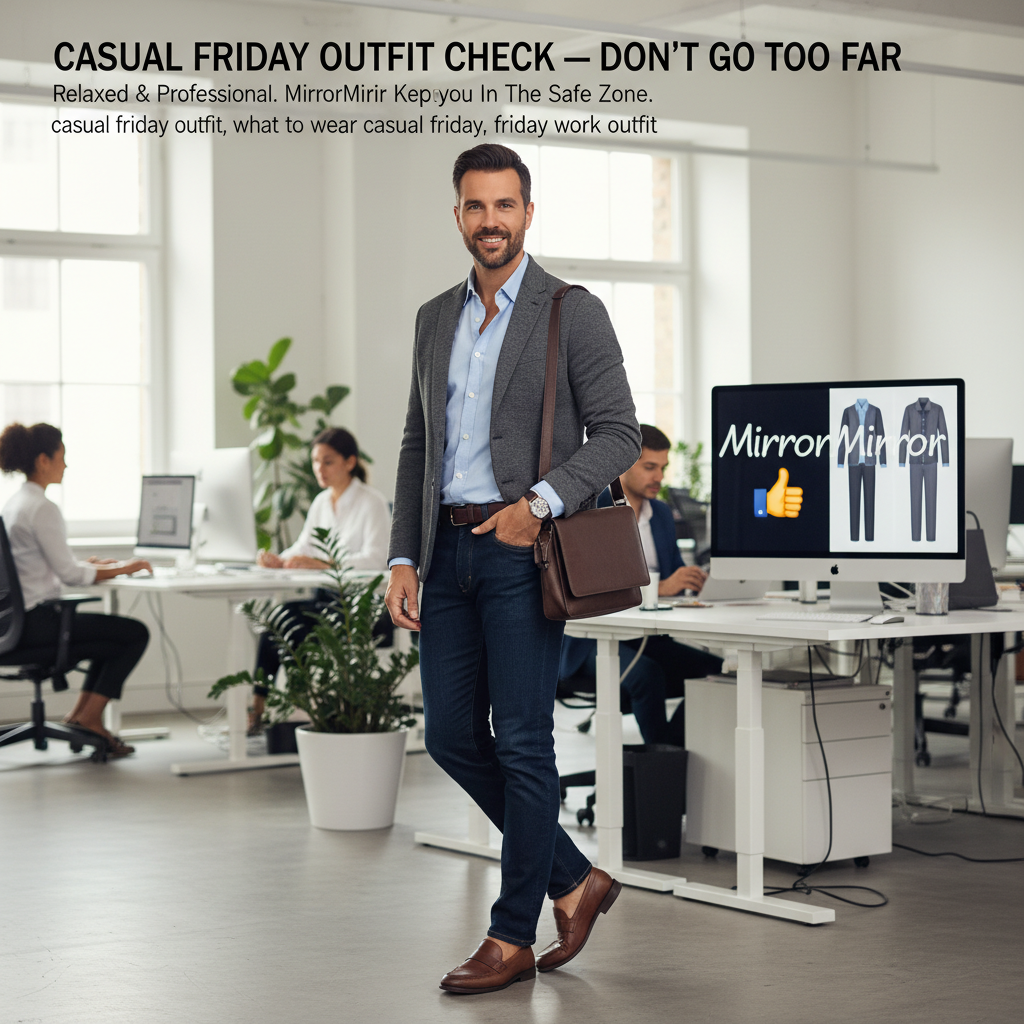 Casual Friday Outfit Check — Don't Go Too Far