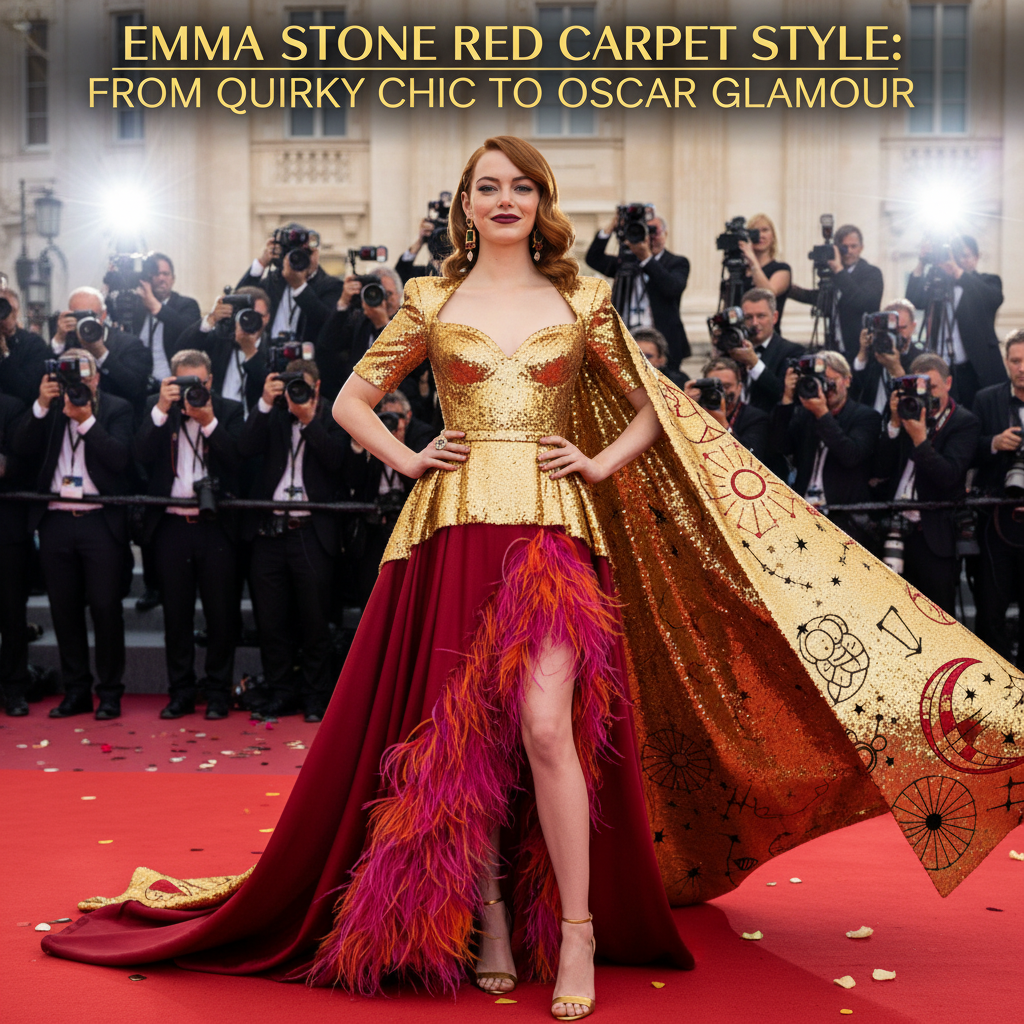 Emma Stone Red Carpet Style: From Quirky Chic to Oscar Glamour