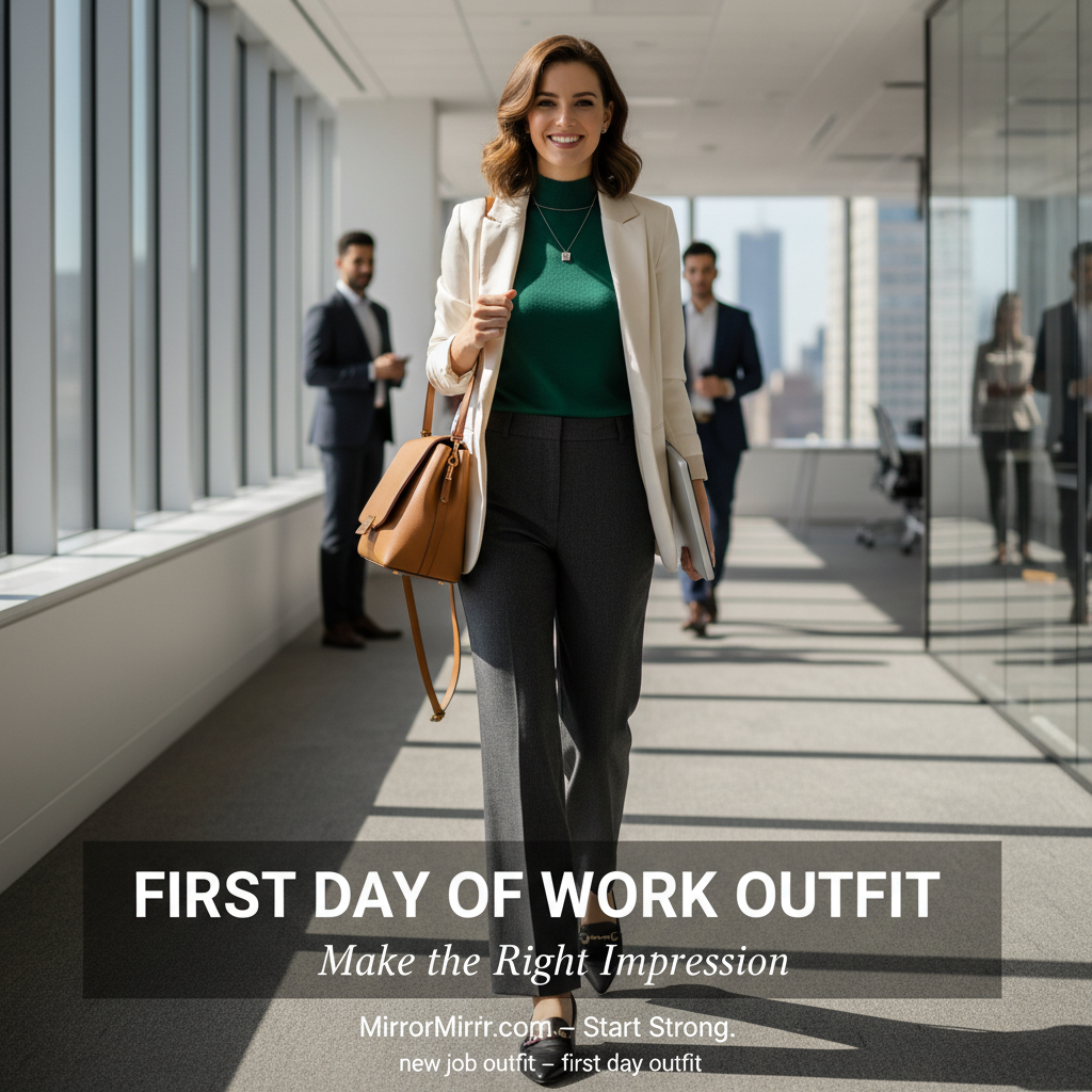 First Day of Work Outfit — Make the Right Impression