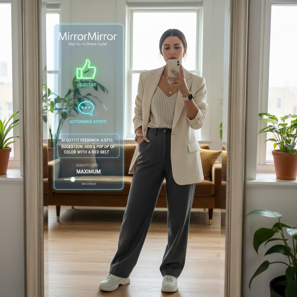 Seeking Honest Outfit Feedback? MirrorMirror is Your Go-To Online Stylist!