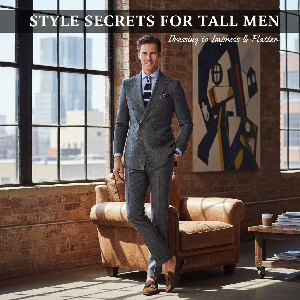 Style Secrets for Tall Men: Dressing to Impress & Flatter
