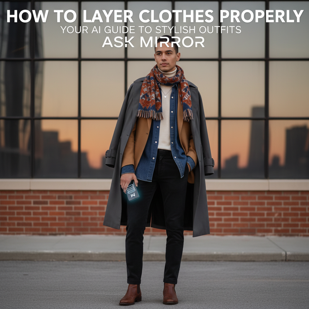 How To Layer Clothes Properly: Your AI Guide To Stylish Outfits