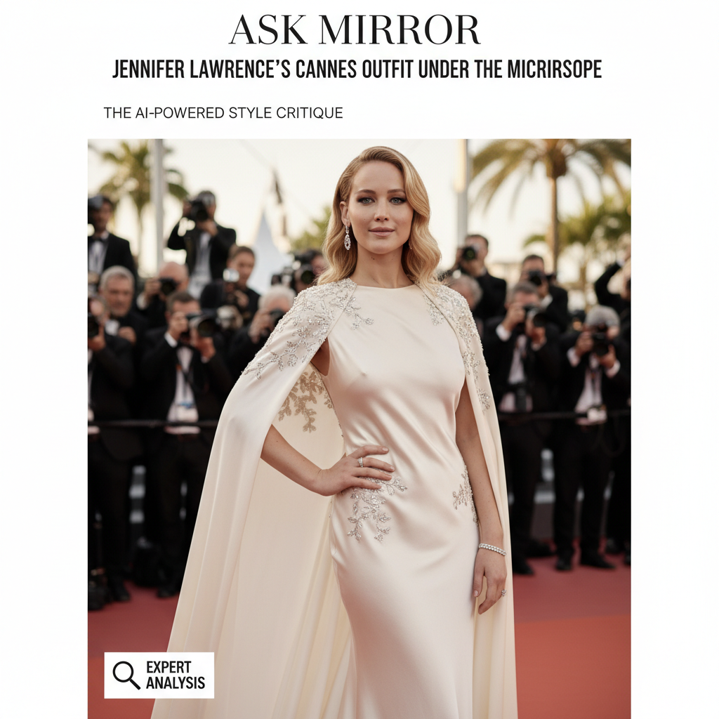 Jennifer Lawrence's Cannes Film Festival Outfit Under the Microscope
