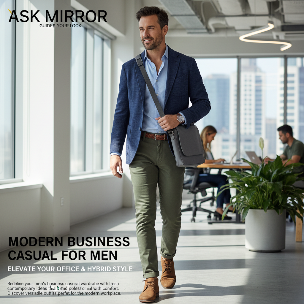 Modern Business Casual for Men: Elevate Your Office & Hybrid Style