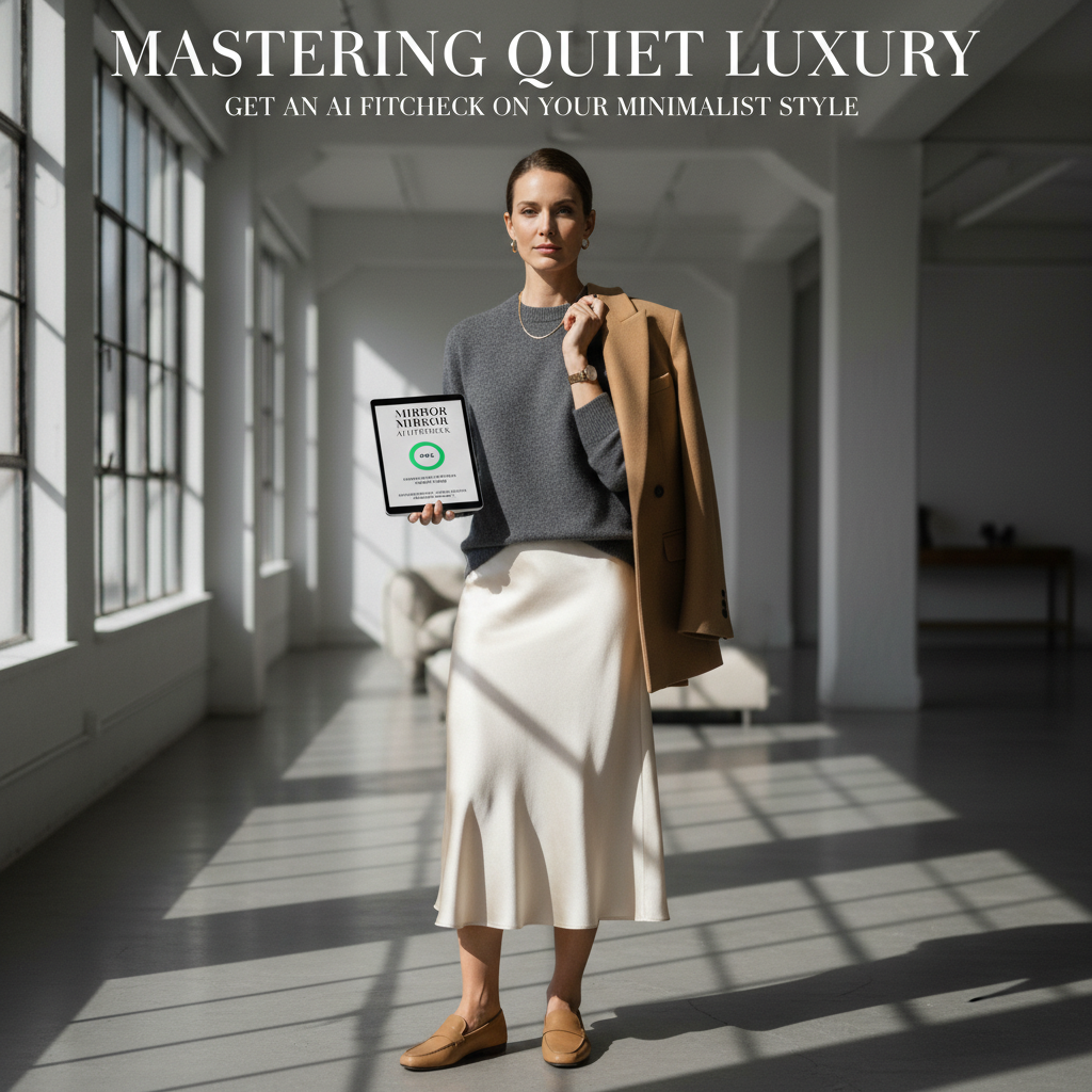 Mastering Quiet Luxury: Get an AI Fitcheck on Your Minimalist Style